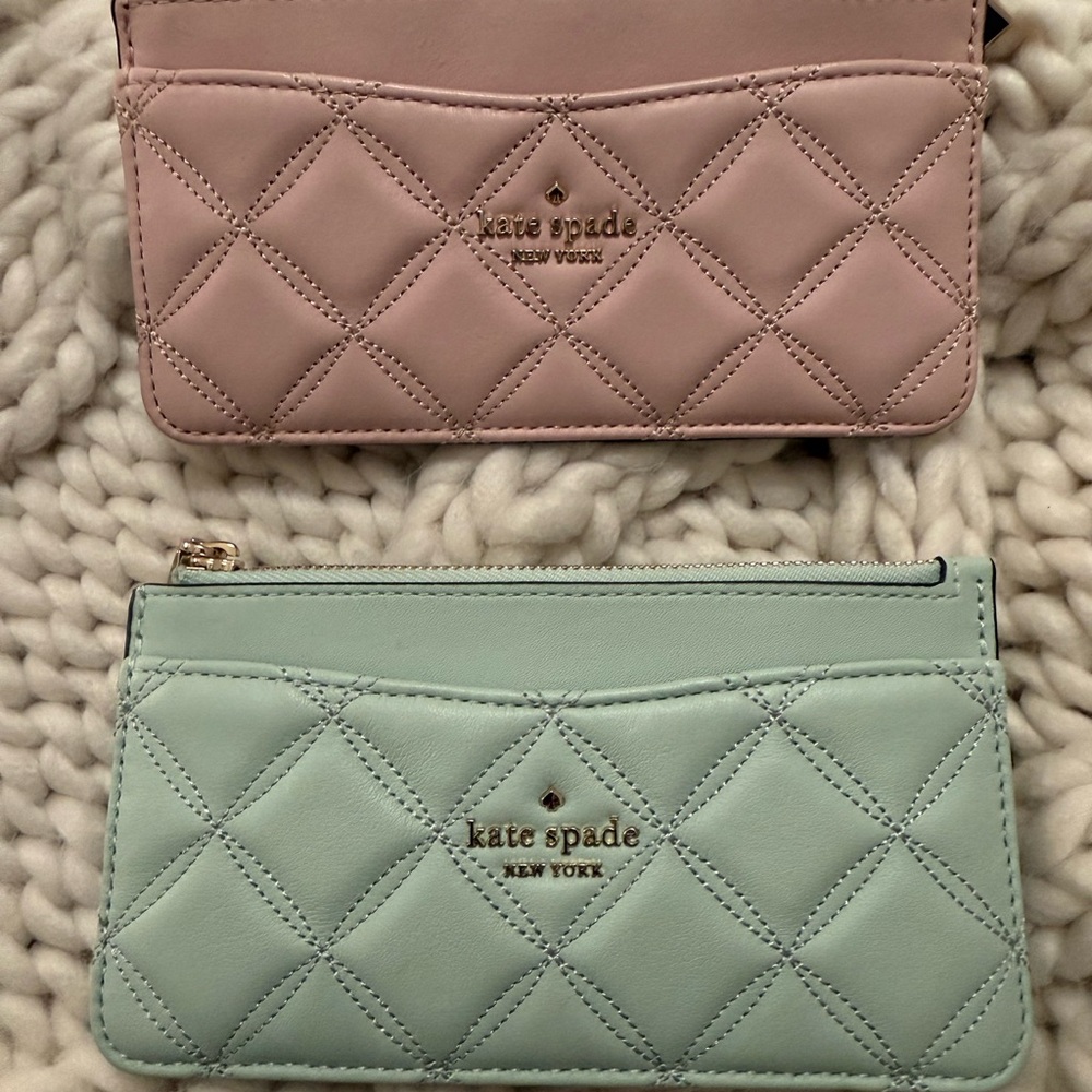 Set of 2 Kate spade slim card wallets